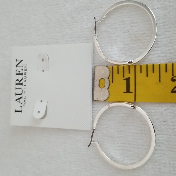 New Ralph Lauren Hoop Earrings - Picture 8 of 9